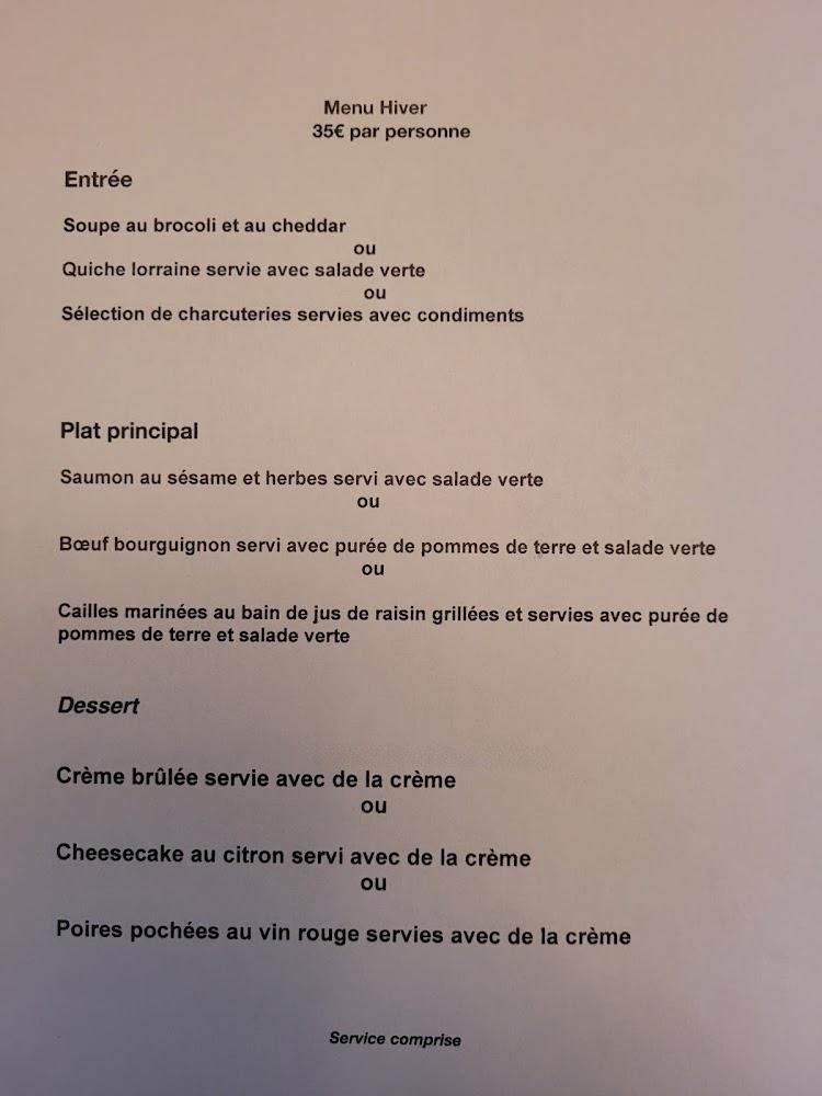 Maison Toussaint petit restaurant - Menu Image 2